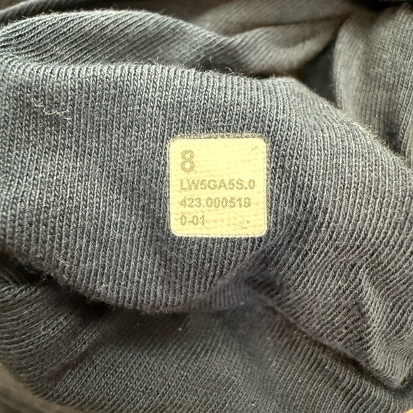 Lululemon Scuba Mid-Rise Wide-Leg Pant 7/8 Length *Velvet Cord True Navy Size 8 - Picture 11 of 12